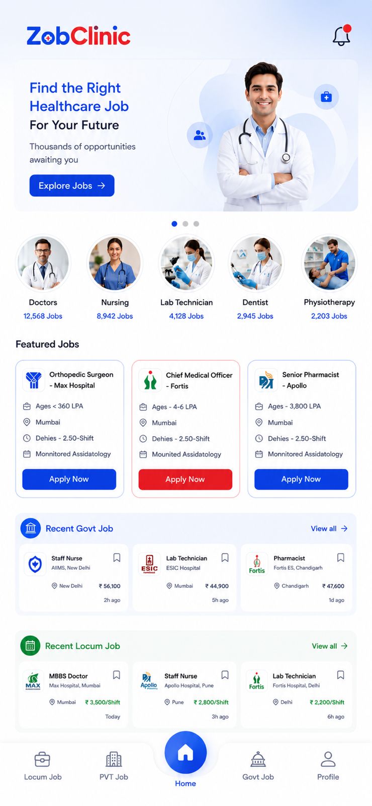 ZobClinic App Preview Screenshot